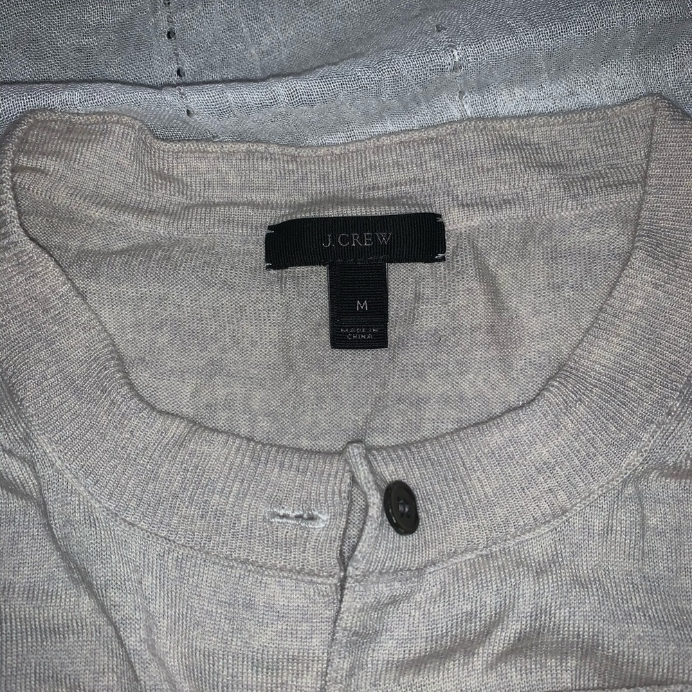 J Crew Button up sweater